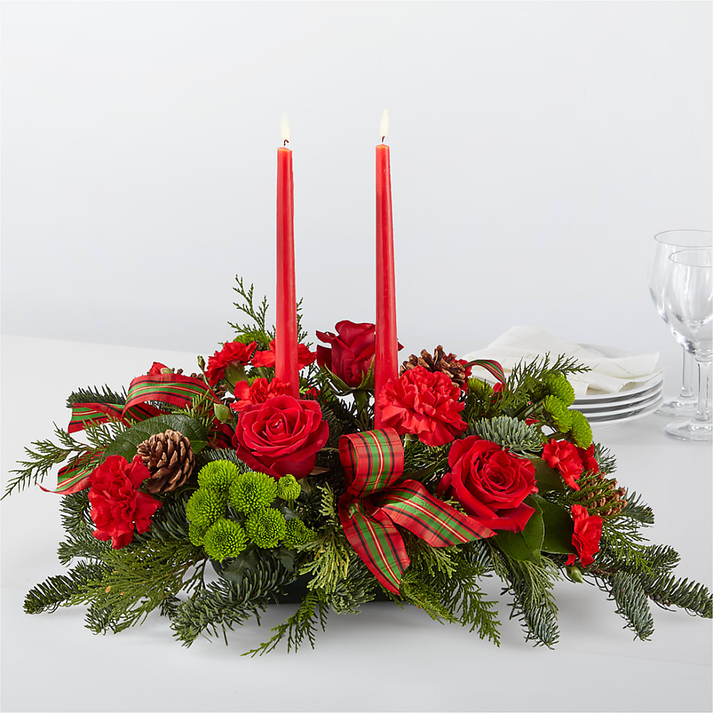 By the Candlelight Centerpiece – Flowers Atlanta, Atlanta GA