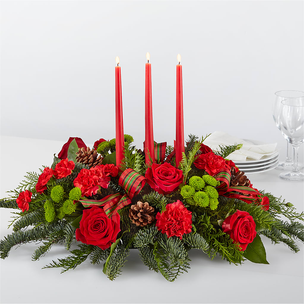 By the Candlelight Centerpiece – Flowers Atlanta, Atlanta GA