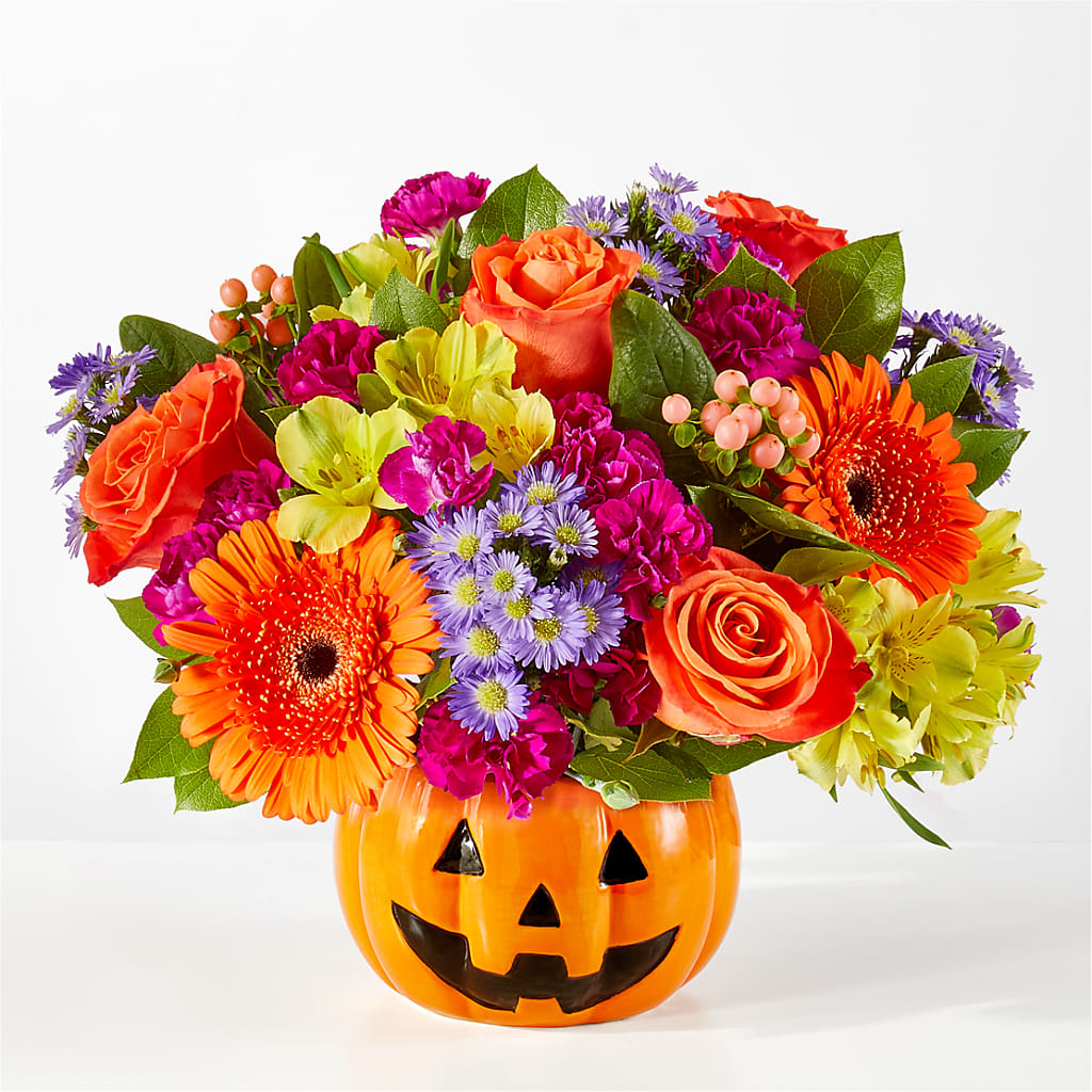 Tricks & Treats Pumpkin – Flowers Atlanta, Atlanta GA