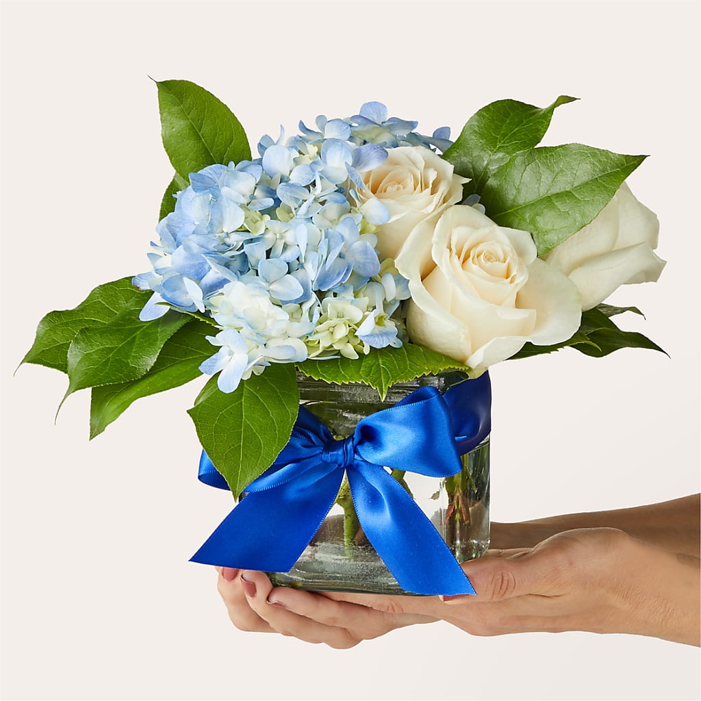 Sky Blue Delight Bouquet – Flowers Atlanta, Atlanta GA