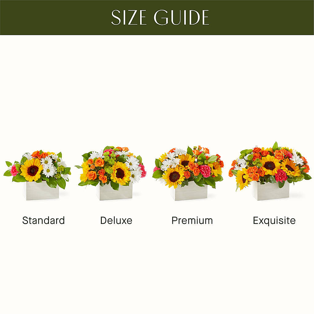 Sun-drenched Blooms Box Bouquet – Flowers Atlanta, Atlanta GA