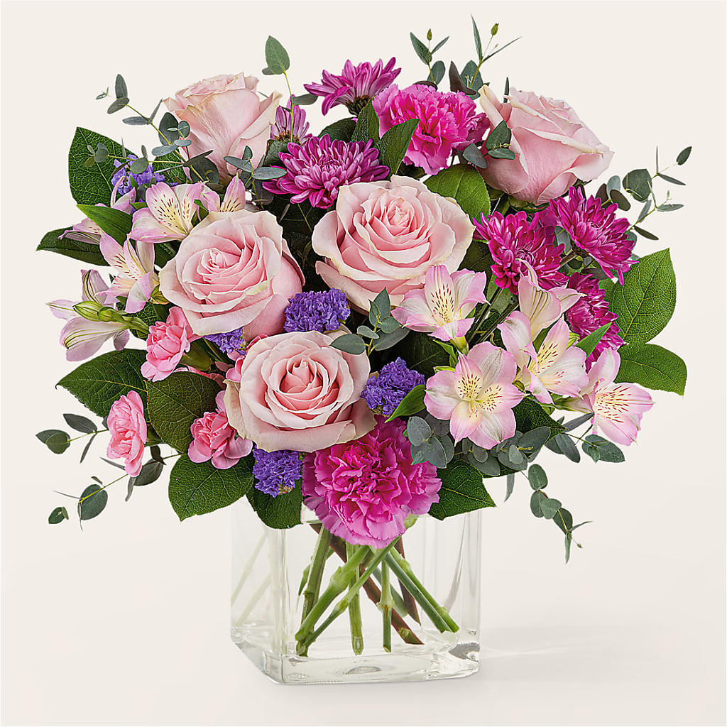 Rosy Radiance Bouquet – Flowers Atlanta, Atlanta GA
