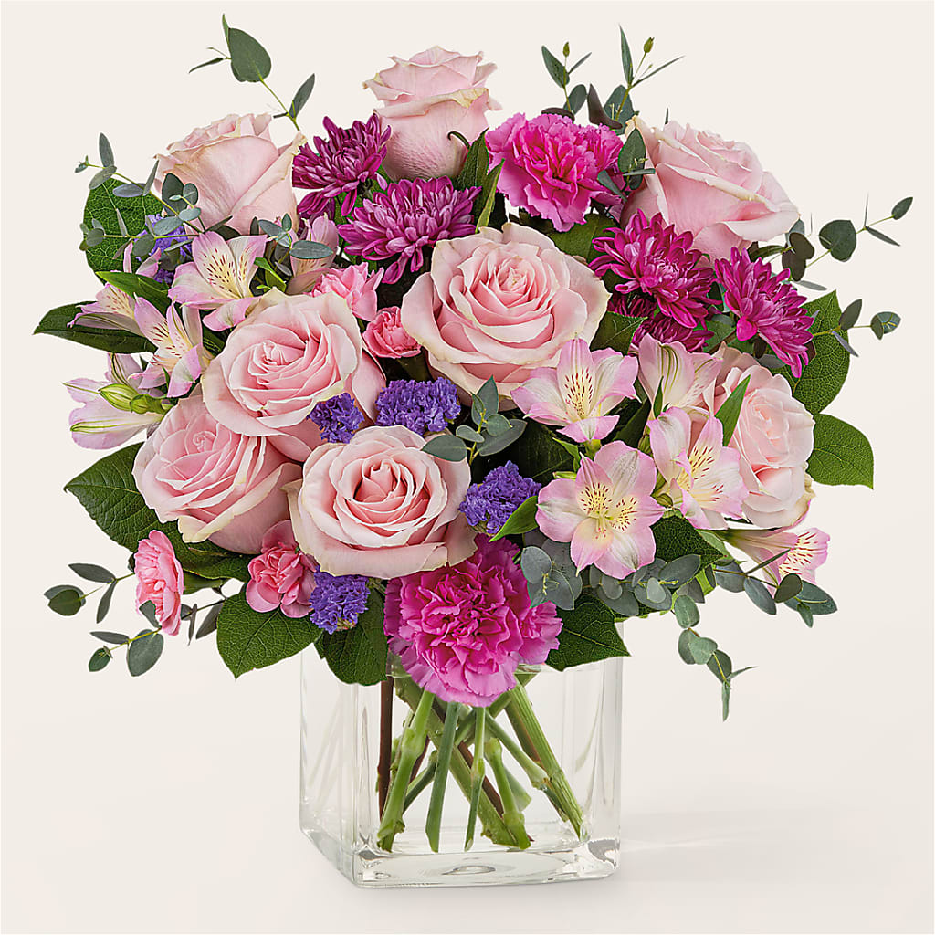 Rosy Radiance Bouquet – Flowers Atlanta, Atlanta GA