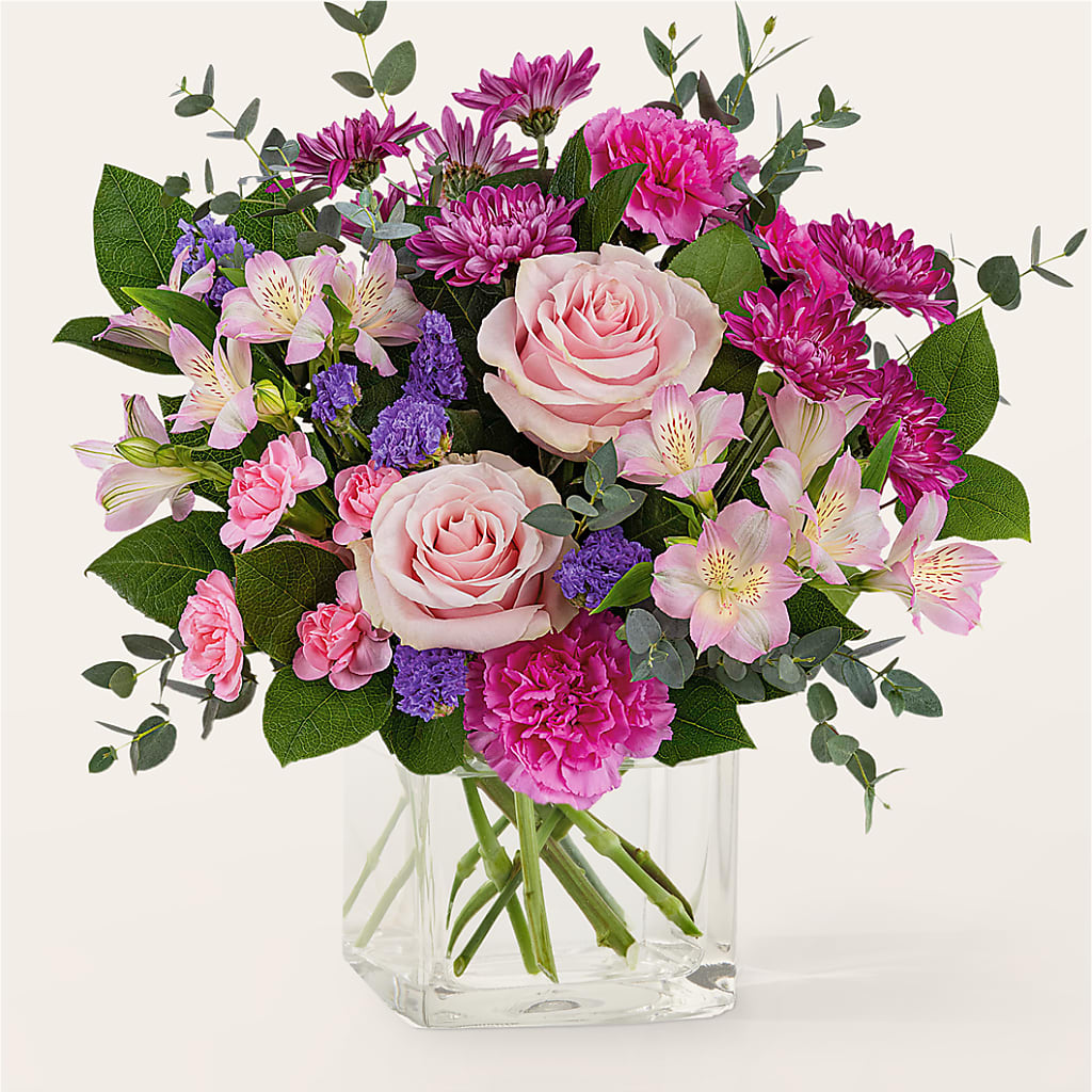 Rosy Radiance Bouquet – Flowers Atlanta, Atlanta GA