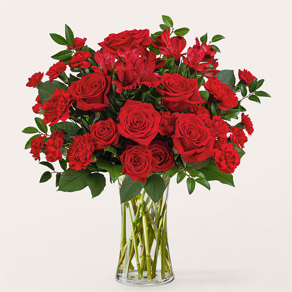 Brilliant Ruby Bouquet – Flowers Atlanta, Atlanta GA