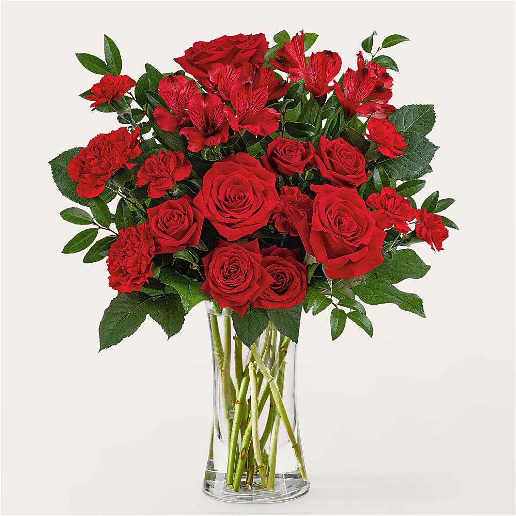 Brilliant Ruby Bouquet – Flowers Atlanta, Atlanta GA