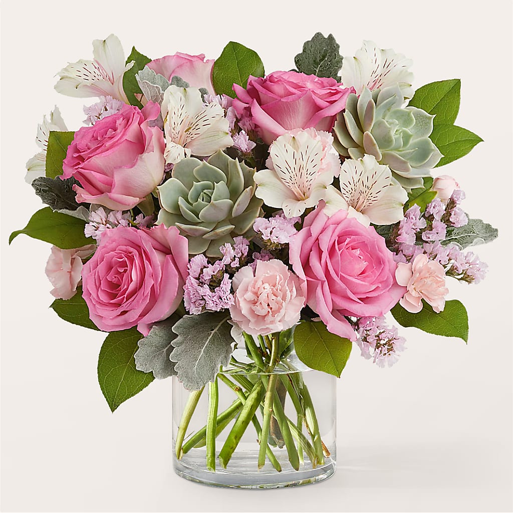 Dusty Rose Bouquet – Flowers Atlanta, Atlanta GA