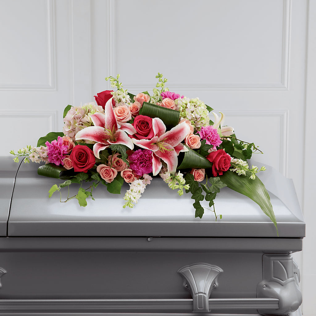 Splendid Grace Casket Spray – Flowers Atlanta, Atlanta GA
