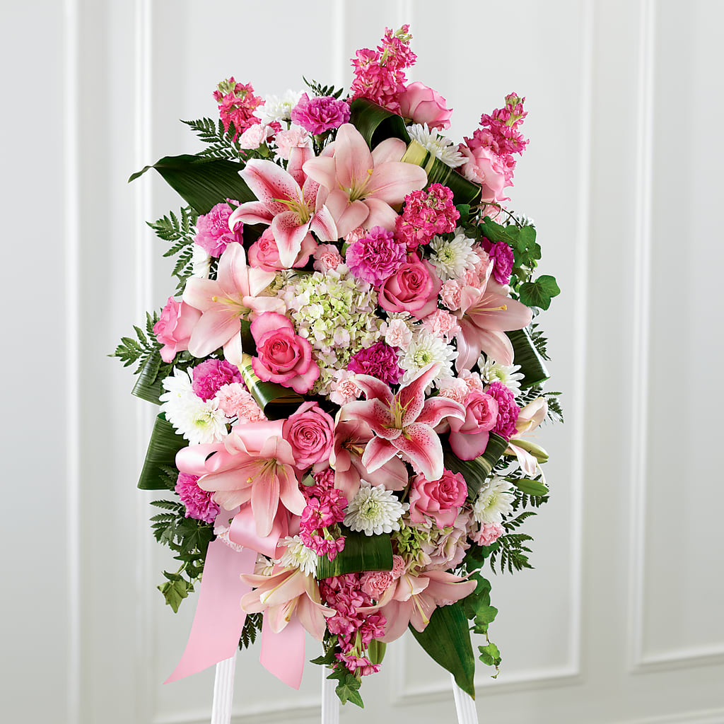 Comforting Standing Spray – Flowers Atlanta, Atlanta GA