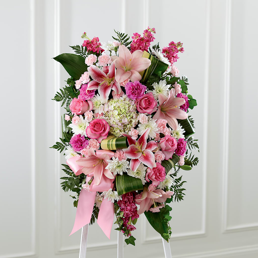 Comforting Standing Spray – Flowers Atlanta, Atlanta GA