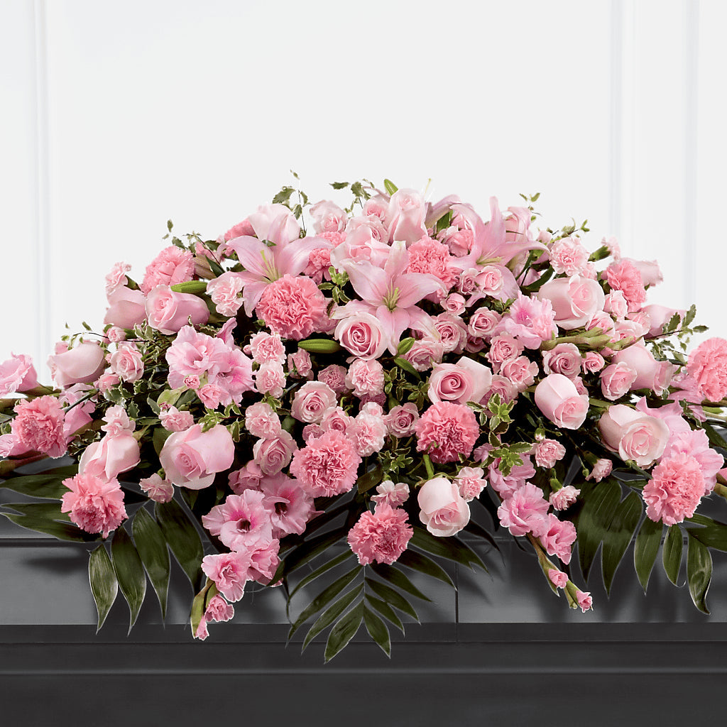 Garden of Comfort Casket Spray (Standard) – Flowers Atlanta, Atlanta GA