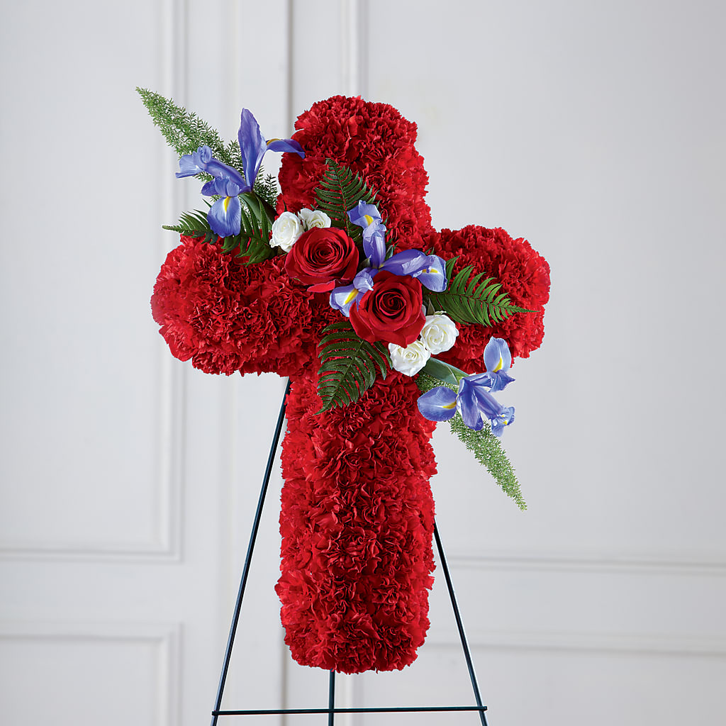 Faithful Hero Floral Cross – Flowers Atlanta, Atlanta GA