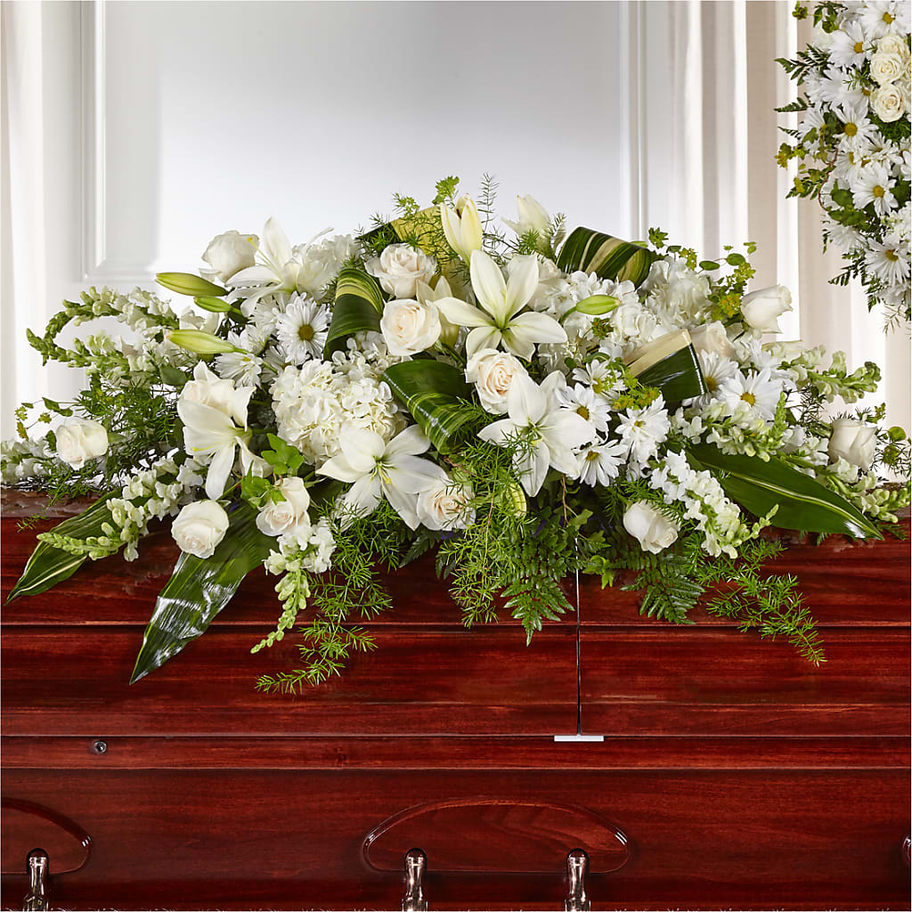Abundance Casket Spray – Flowers Atlanta, Atlanta GA