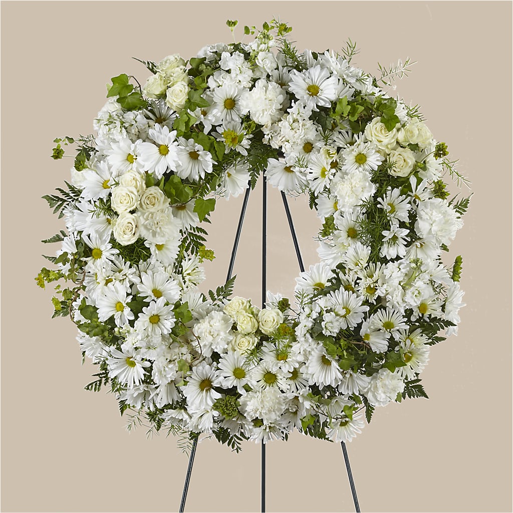 Faithful Wishes Wreath – Flowers Atlanta, Atlanta GA