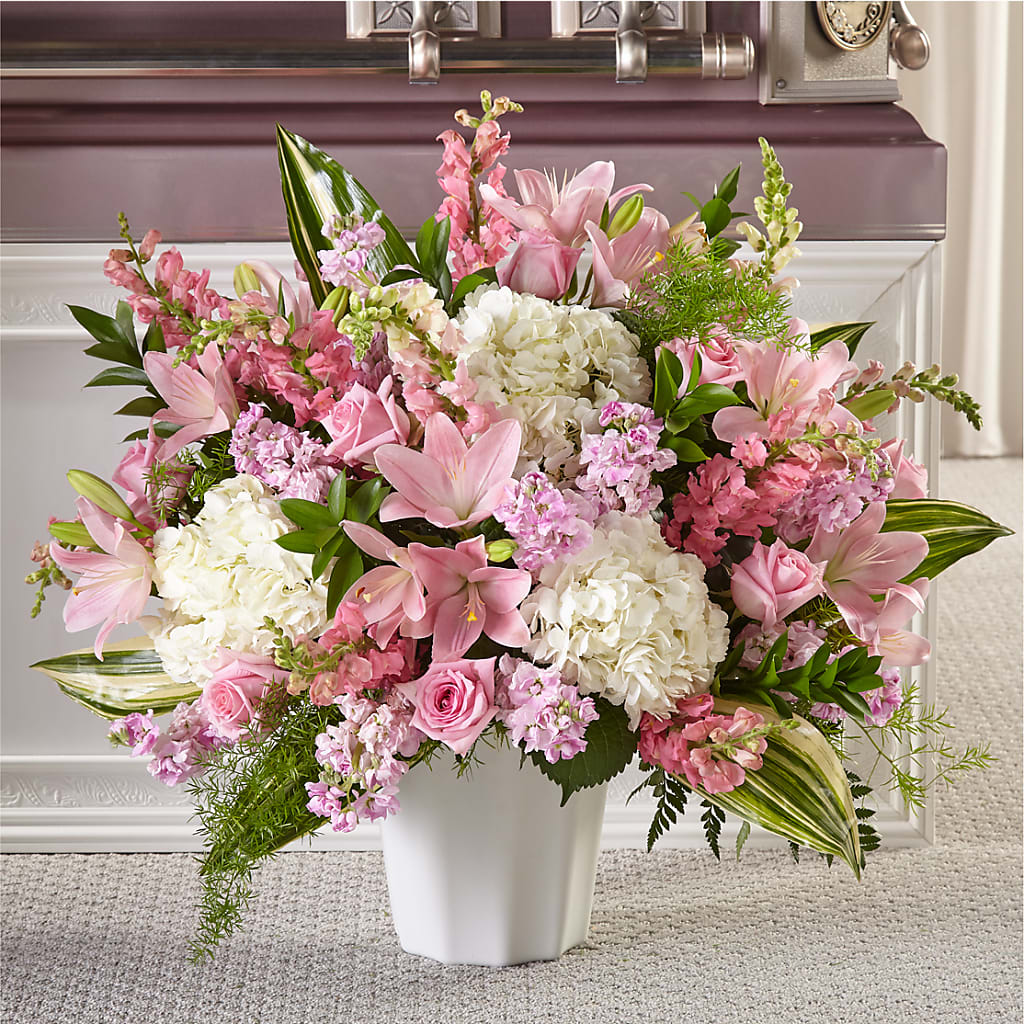 Simply Serene Floor Basket – Flowers Atlanta, Atlanta GA