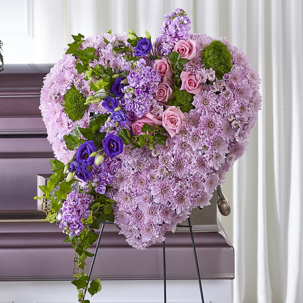 Treasured Love Standing Heart – Flowers Atlanta, Atlanta GA