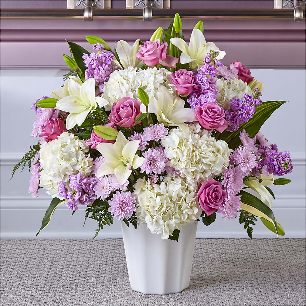 Heaven Sent Floor Basket – Flowers Atlanta, Atlanta GA
