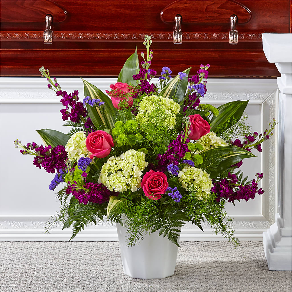Beautiful Horizons Floor Basket – Flowers Atlanta, Atlanta GA