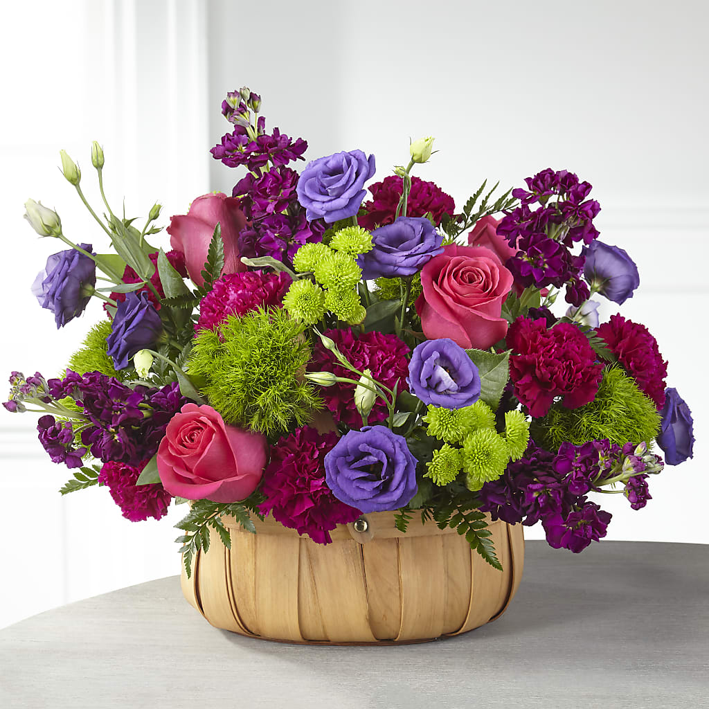 Serene Sanctuary Basket – Flowers Atlanta, Atlanta GA