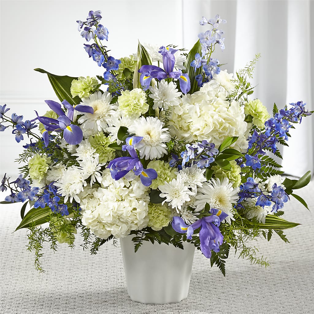 Soft Serenity Floor Basket – Flowers Atlanta, Atlanta GA