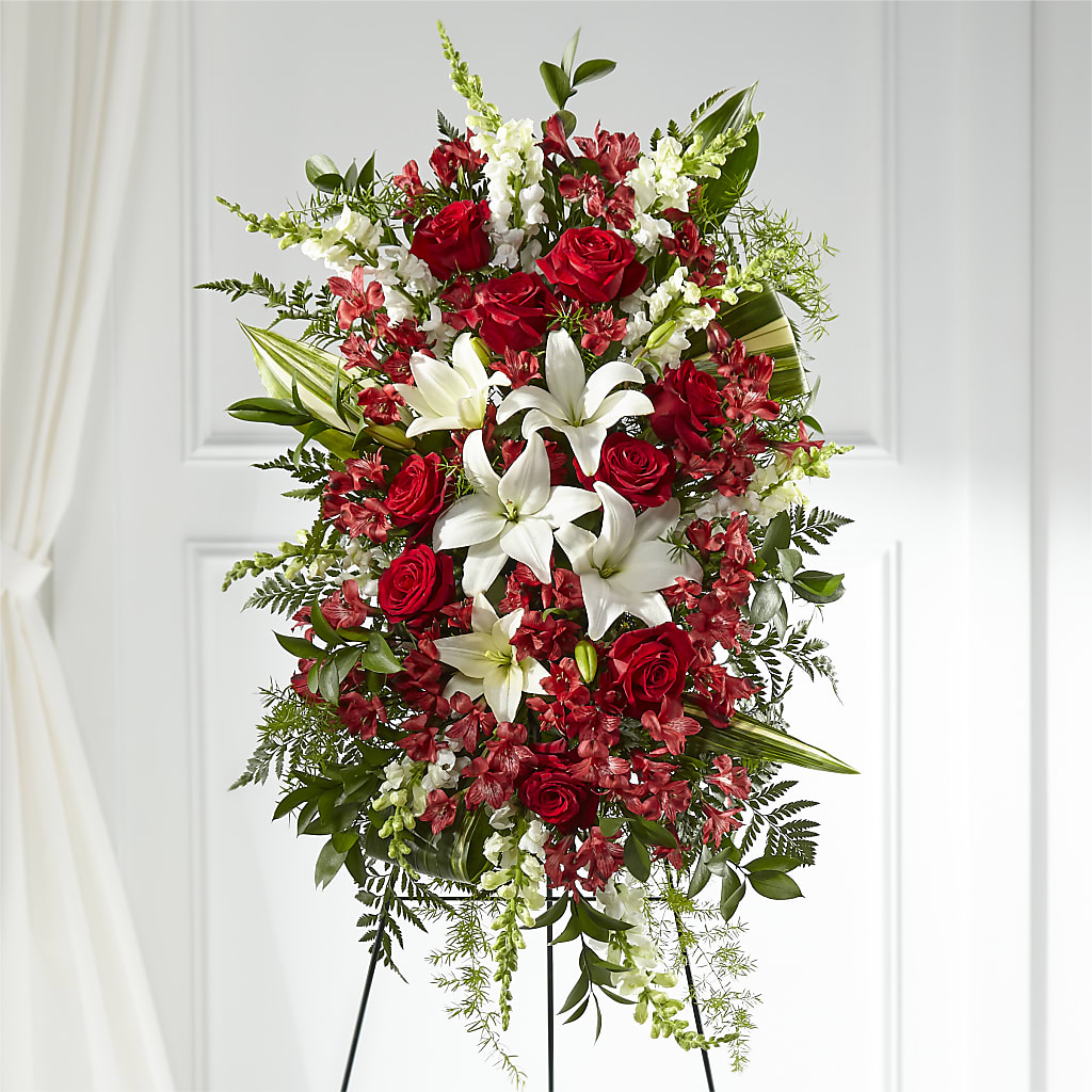 Everlasting Memory Standing Spray – Flowers Atlanta, Atlanta GA