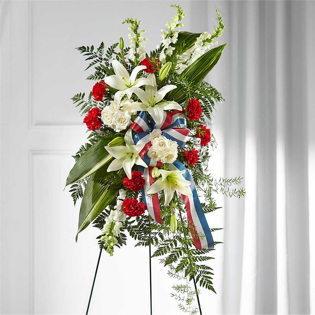 Stars of Life Standing Spray – Flowers Atlanta, Atlanta GA