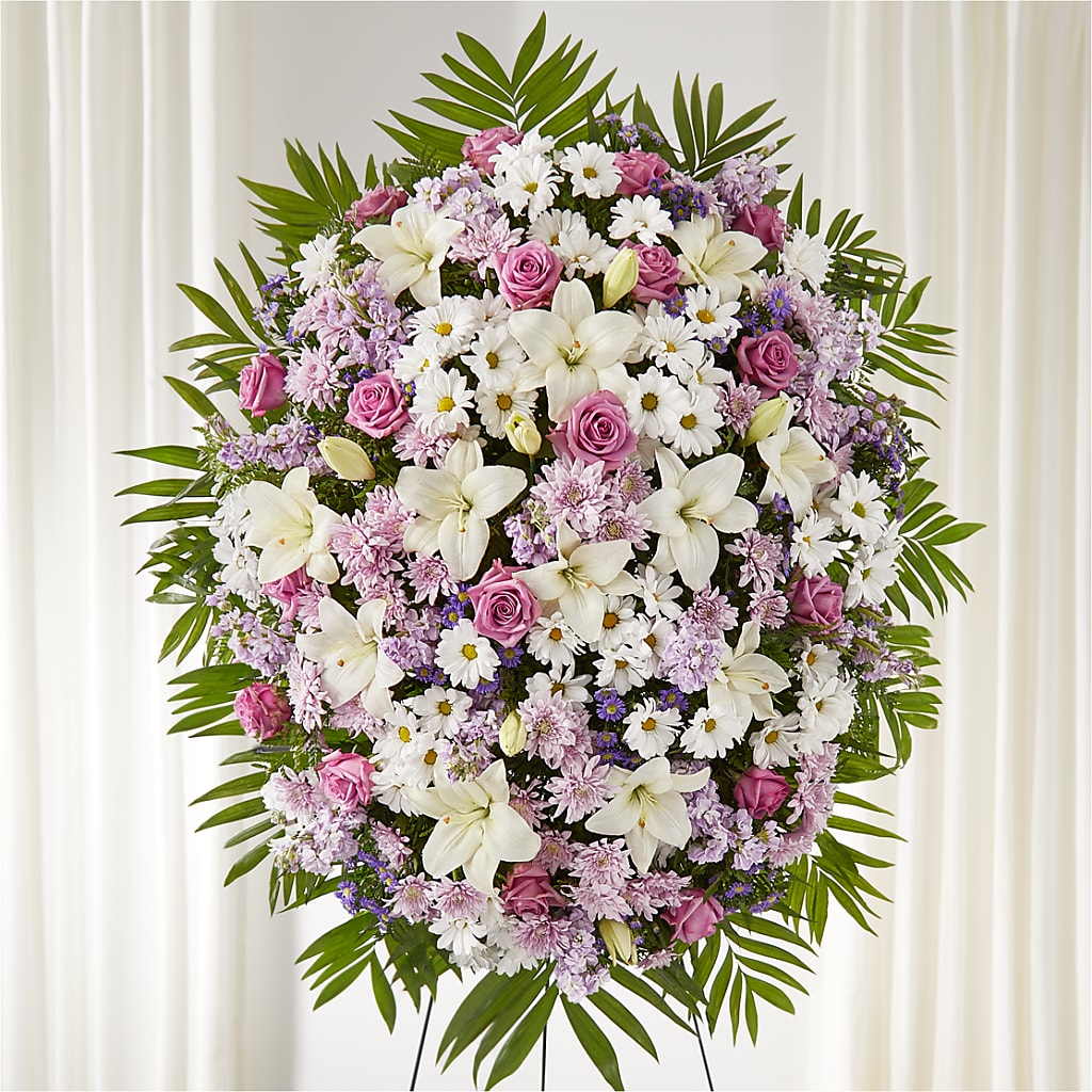 Surrounded by Love Standing Spray – Flowers Atlanta, Atlanta GA