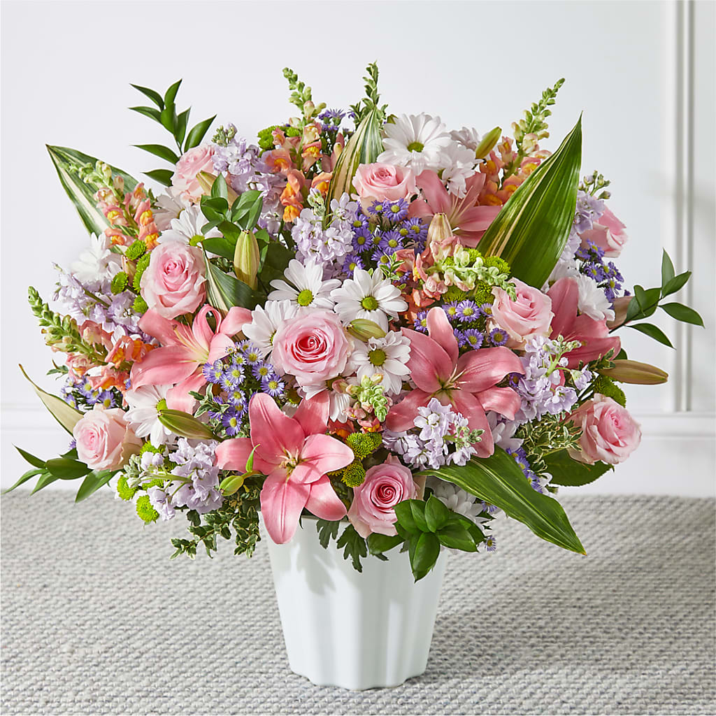 Abundant Compassion Floor Basket – Flowers Atlanta, Atlanta GA