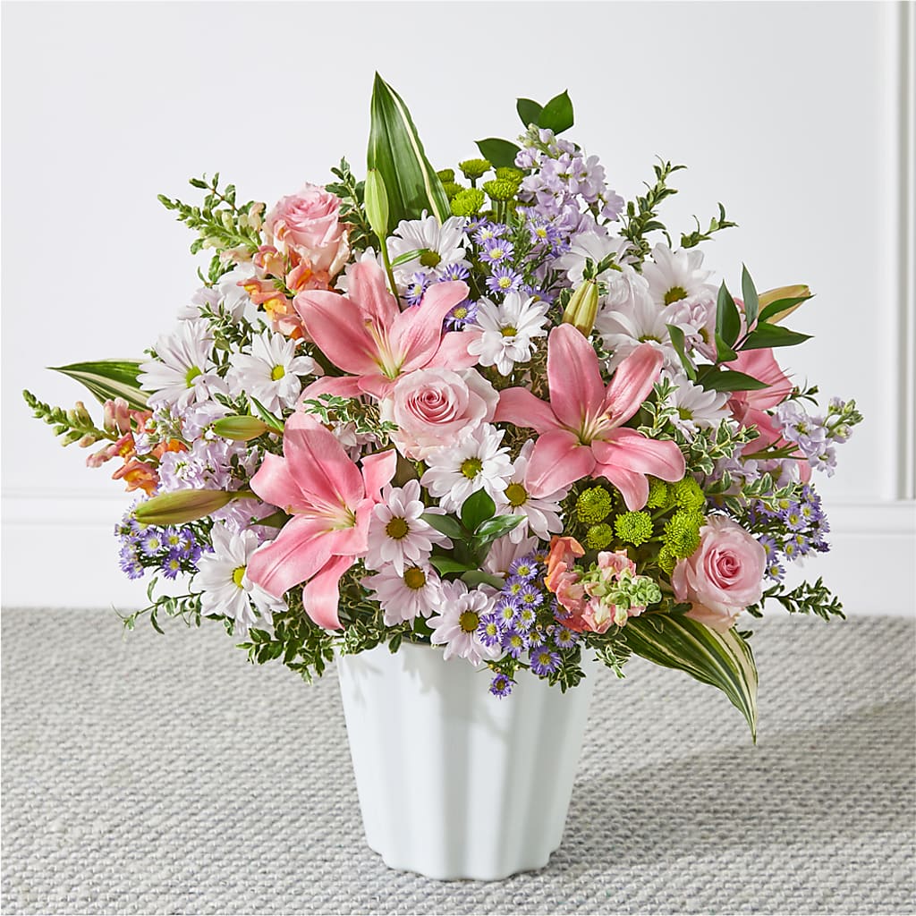 Abundant Compassion Floor Basket – Flowers Atlanta, Atlanta GA