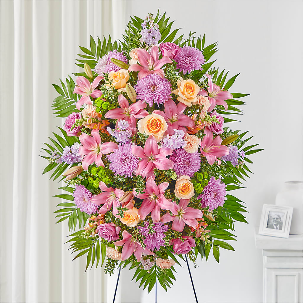 Love & Light Standing Spray – Flowers Atlanta, Atlanta GA