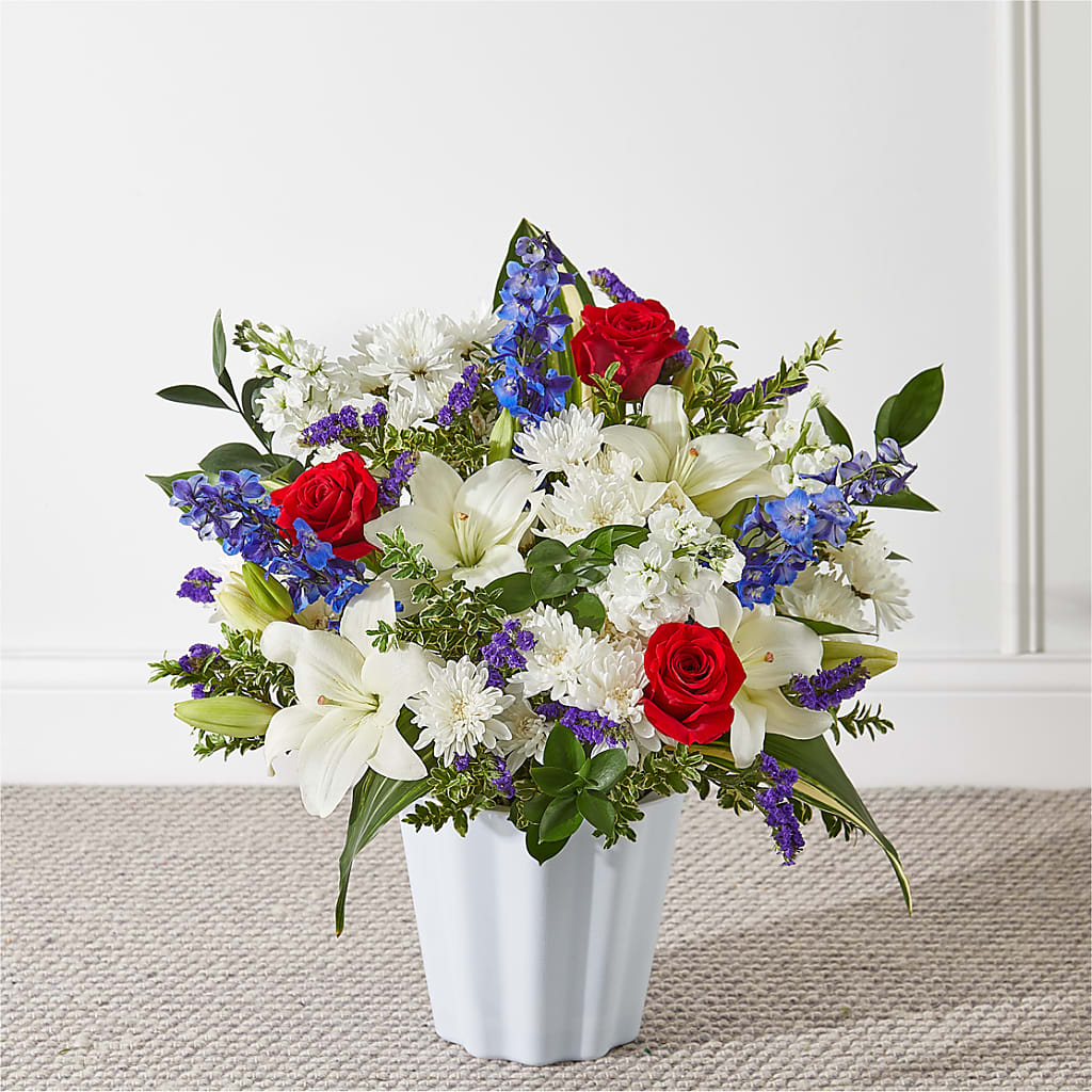 Consoled Floor Basket – Flowers Atlanta, Atlanta GA