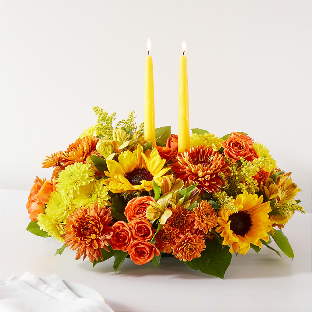 Autumn Harmony Centerpiece – Flowers Atlanta, Atlanta GA