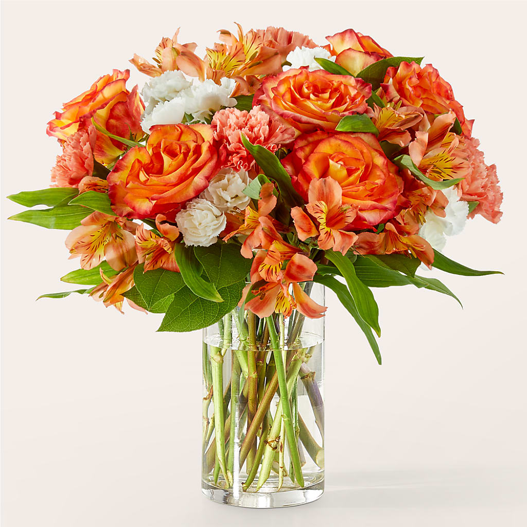 Apricot Glow Bouquet – Flowers Atlanta, Atlanta GA