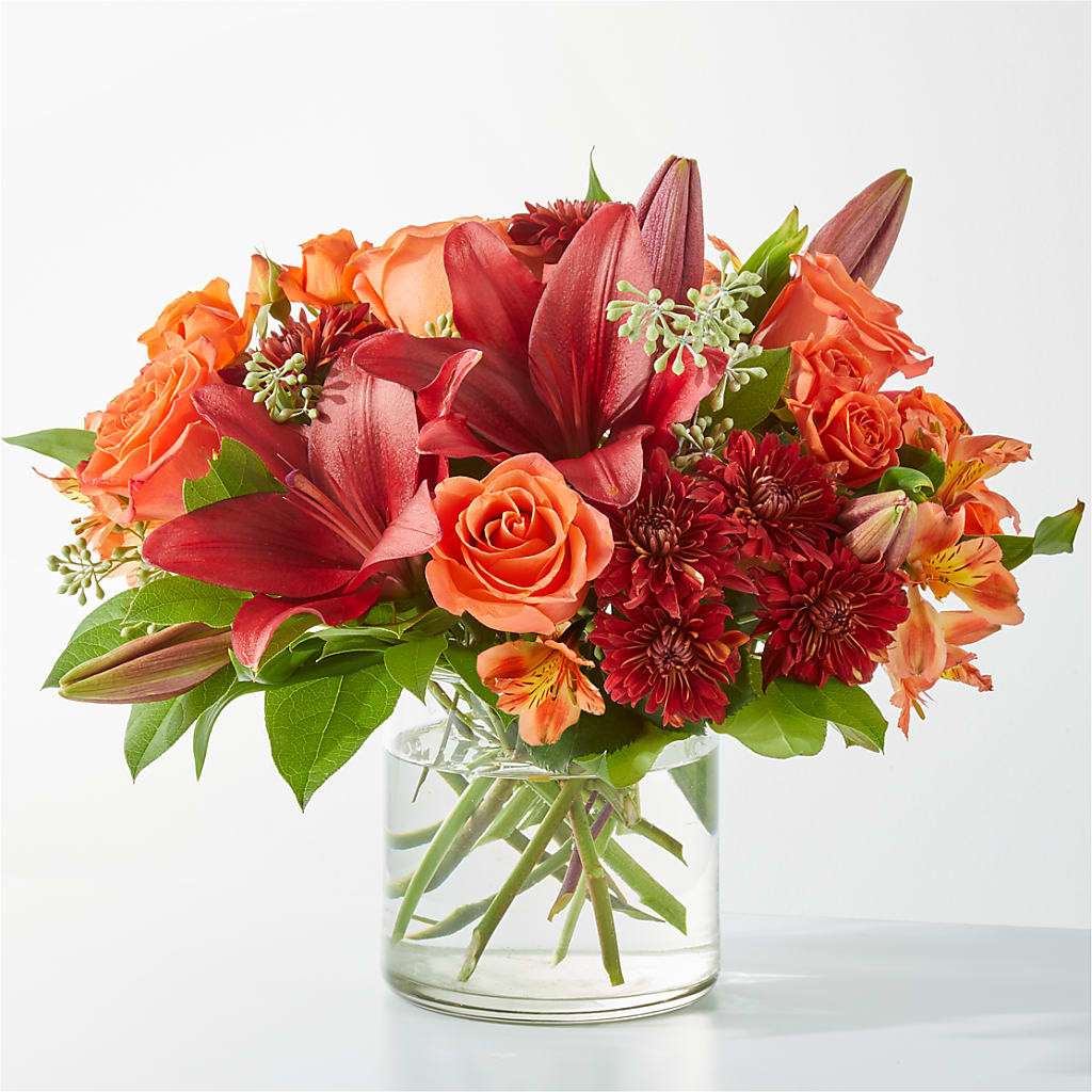 Crimson Leaves Bouquet – Flowers Atlanta, Atlanta GA