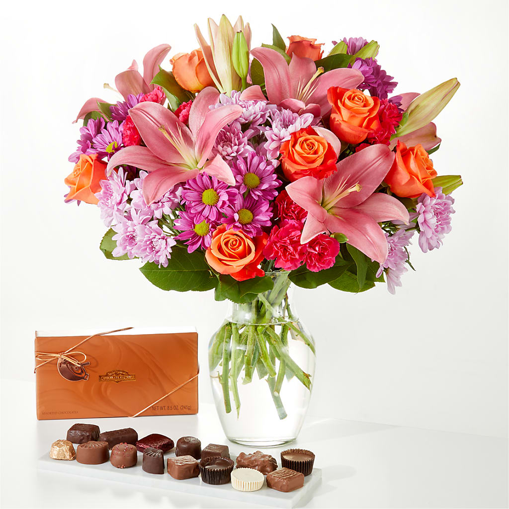 One and Only Bouquet and Chocolate Bundle – Flowers Atlanta, Atlanta GA