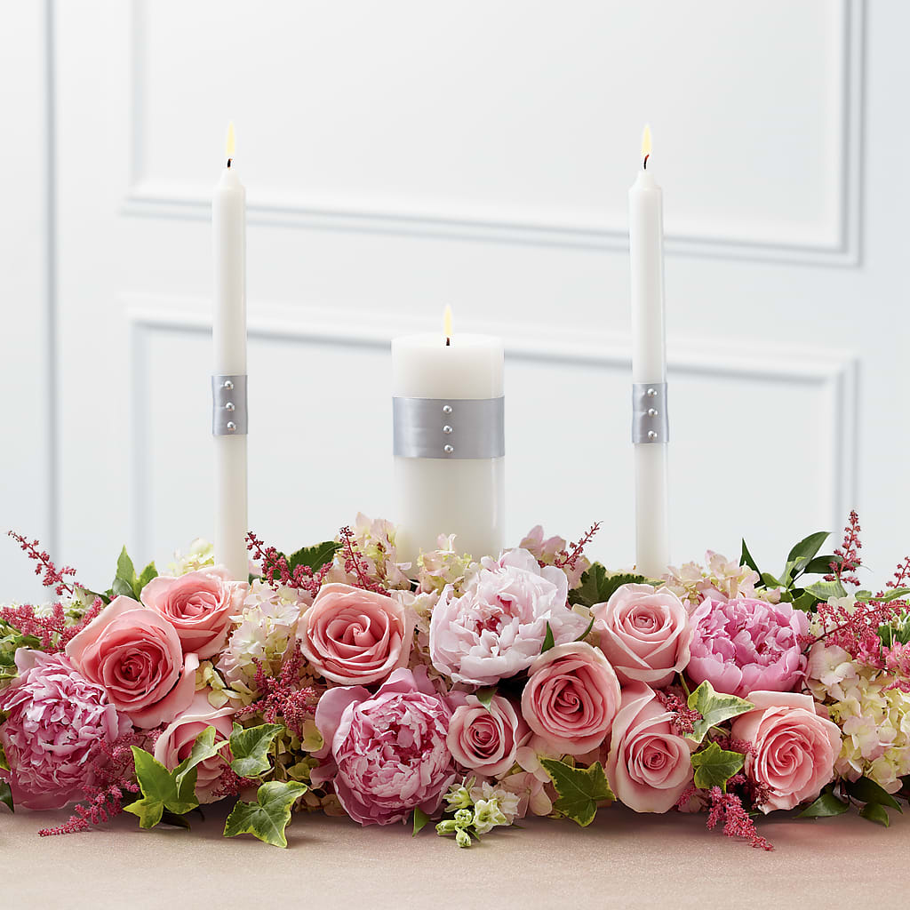 Worldwide Romance Unity Candle Arrangement – Flowers Atlanta, Atlanta GA