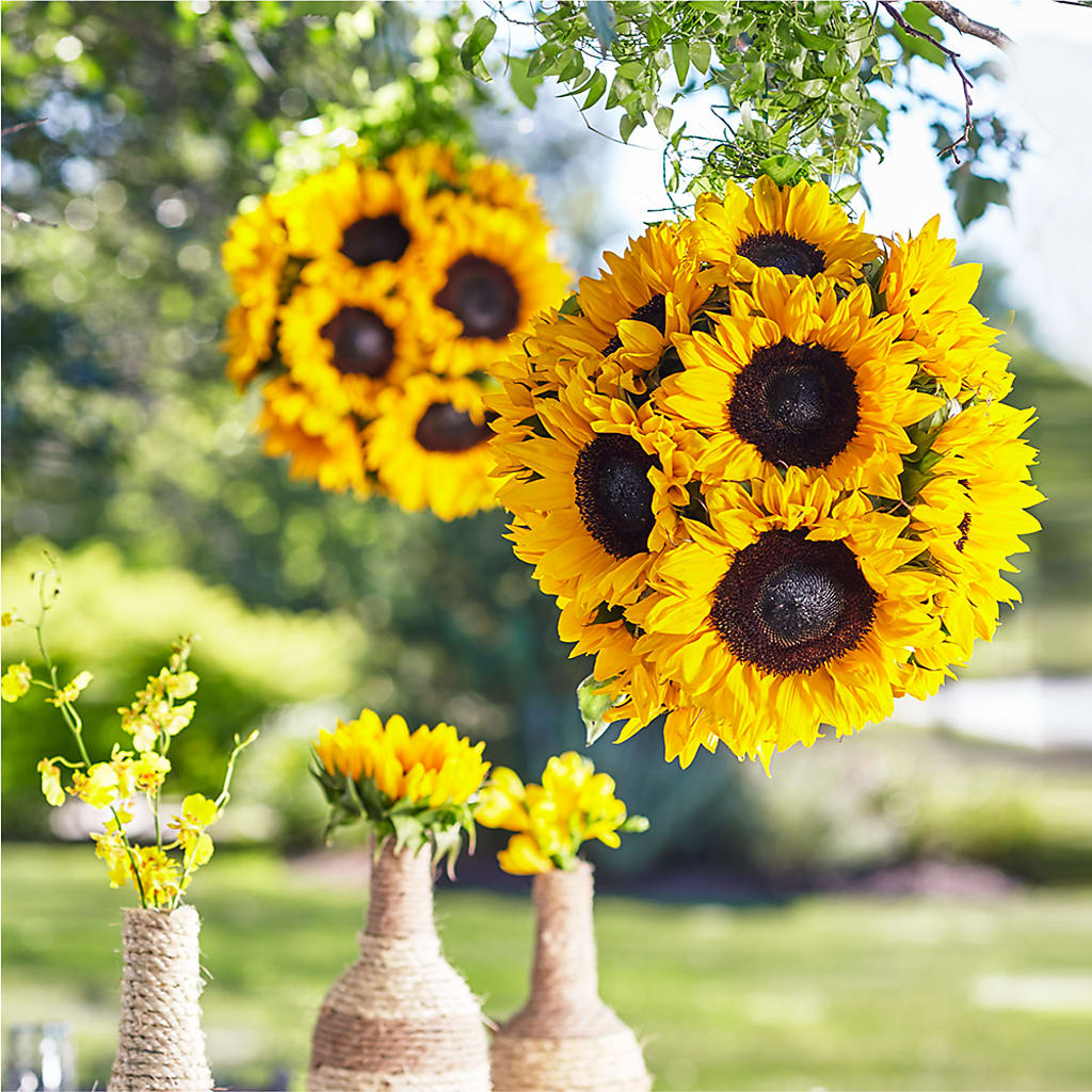 Sublime Garden Hanging Arrangement – Flowers Atlanta, Atlanta GA