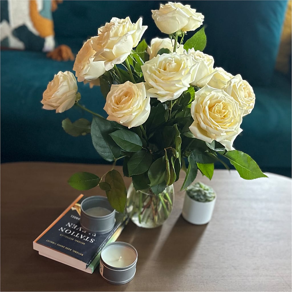 Long Stem Yellow Rose Bouquet –  Flowers Atlanta, Atlanta GA