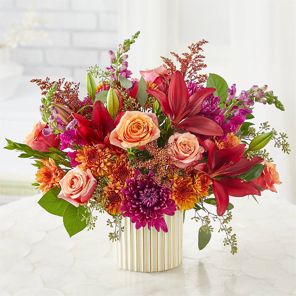 Burgundy Landscape Bouquet –  Flowers Atlanta, Atlanta GA