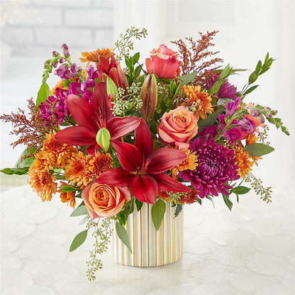 Burgundy Landscape Bouquet –  Flowers Atlanta, Atlanta GA
