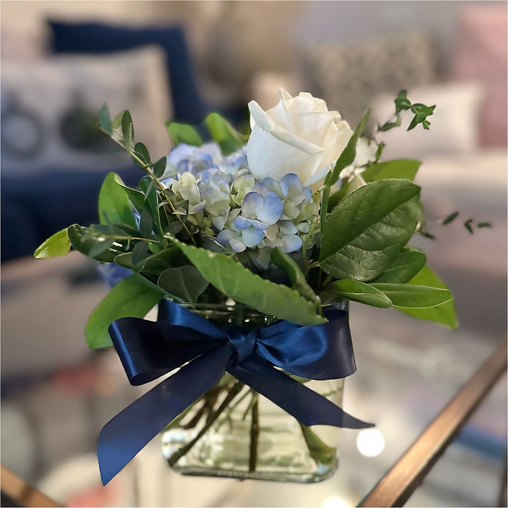 Sky Blue Delight Bouquet –  Flowers Atlanta, Atlanta GA