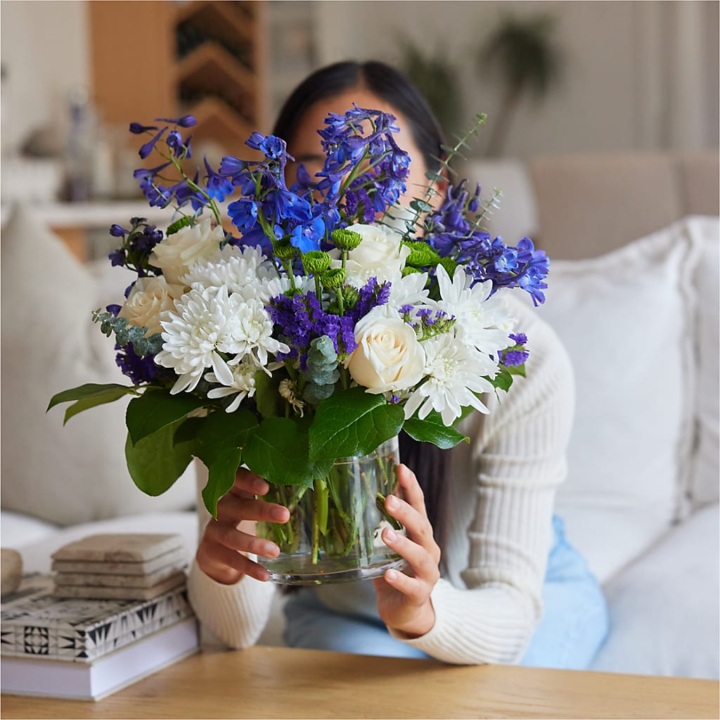 Cerulean Waves Bouquet –  Flowers Atlanta, Atlanta GA