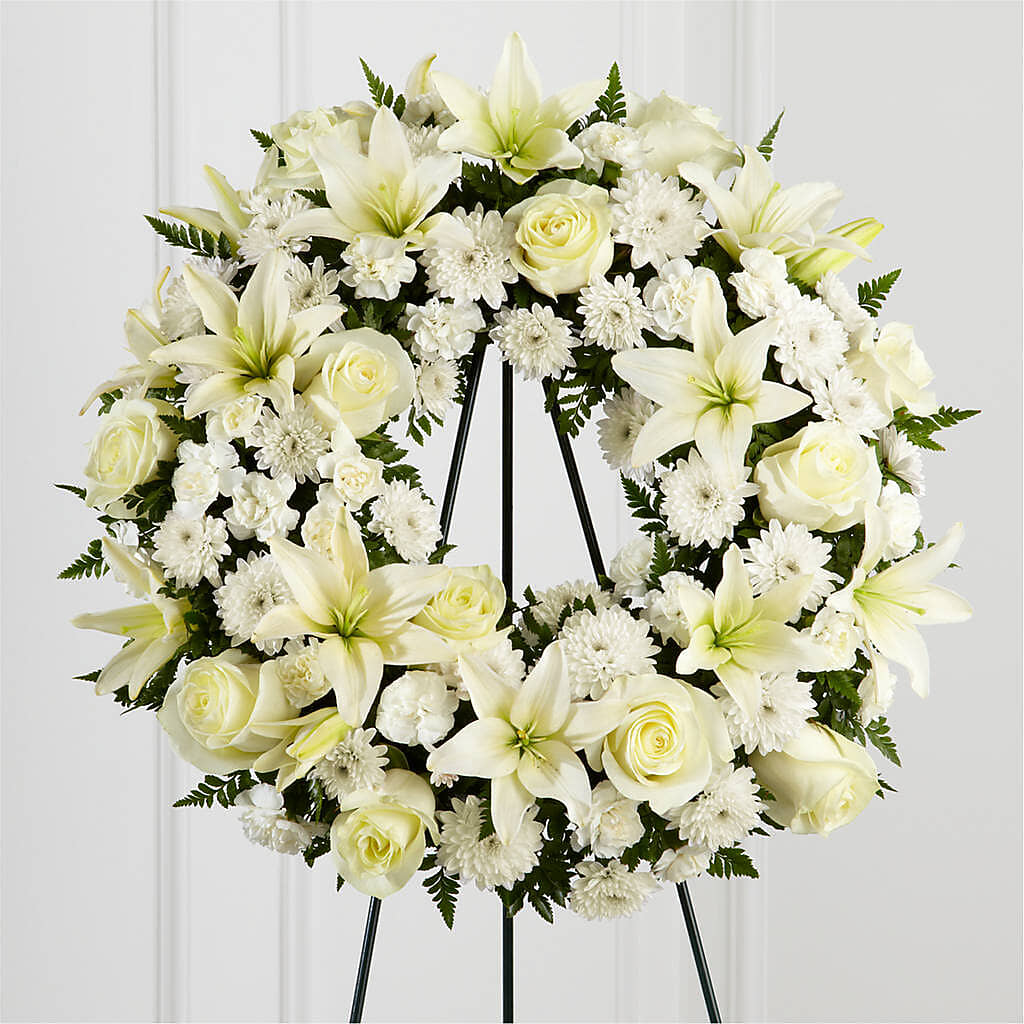 Treasured Tribute Wreath –  Flowers Atlanta, Atlanta GA