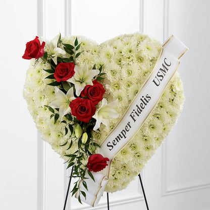Heartfelt Hero Standing Heart –  Flowers Atlanta, Atlanta GA