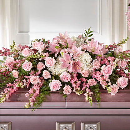 Life & Remembrance Casket Spray –  Flowers Atlanta, Atlanta GA