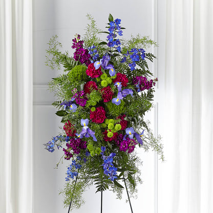 Heavenly Skies Standing Spray –  Flowers Atlanta, Atlanta GA