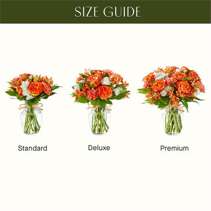 Apricot Glow Bouquet –  Flowers Atlanta, Atlanta GA
