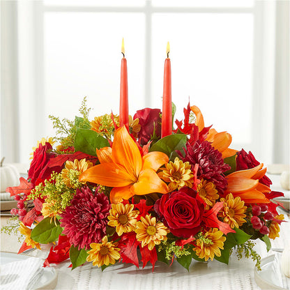 Autumn's Embrace Centerpiece –  Flowers Atlanta, Atlanta GA