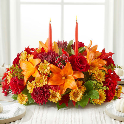 Autumn's Embrace Centerpiece –  Flowers Atlanta, Atlanta GA
