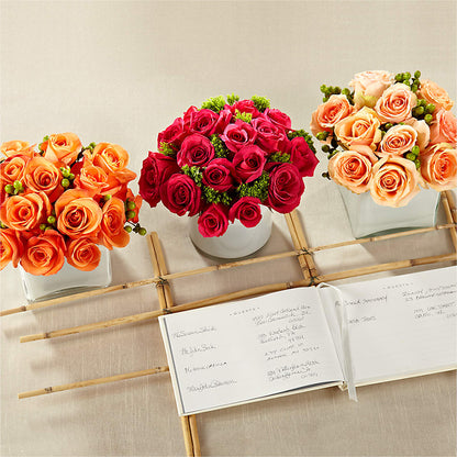 Dawn Rose Centerpiece –  Flowers Atlanta, Atlanta GA